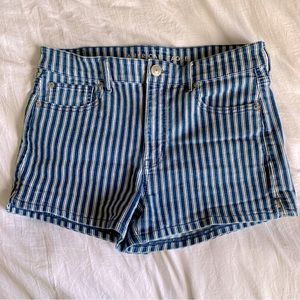 American Eagle Striped Shorts